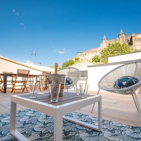 La Terrasse De La Tour Pinte. Apartment Carcassonne Exterior photo
