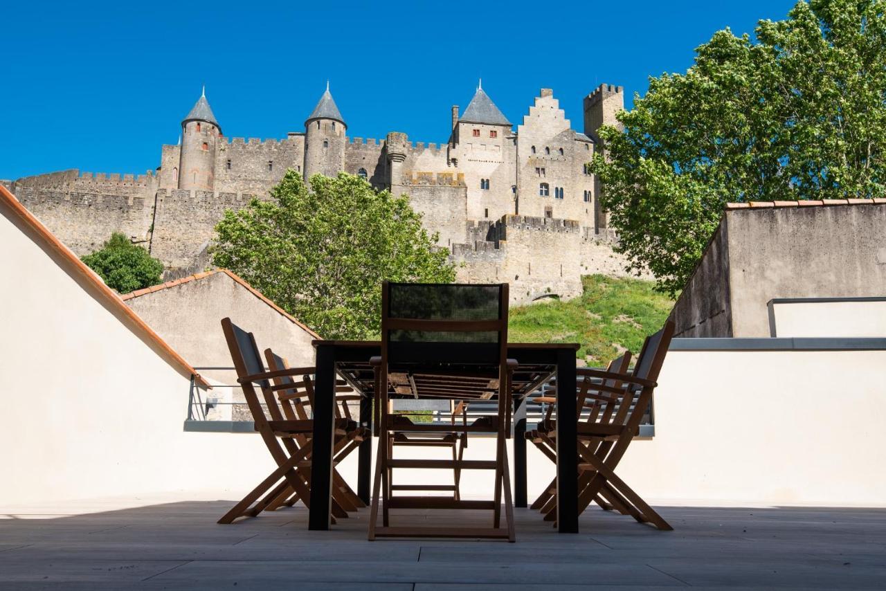 La Terrasse De La Tour Pinte. Apartment Carcassonne Exterior photo