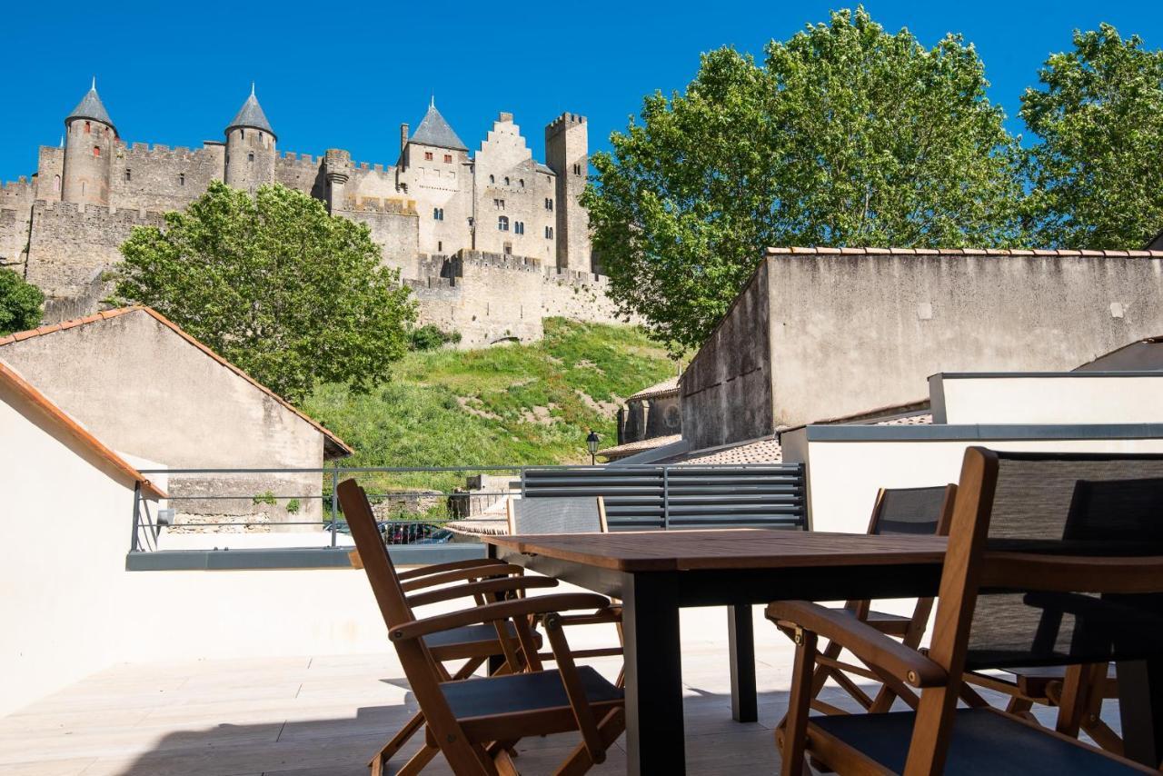 La Terrasse De La Tour Pinte. Apartment Carcassonne Exterior photo
